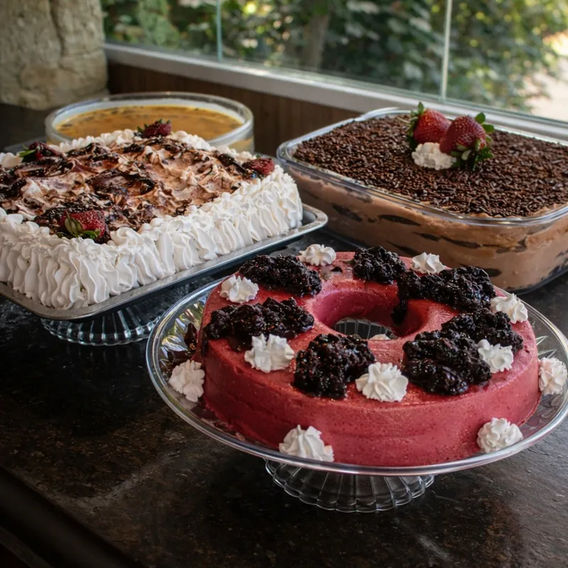 Bolos e pudins